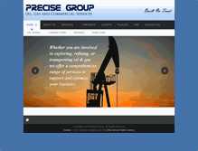Tablet Screenshot of preciseco.com